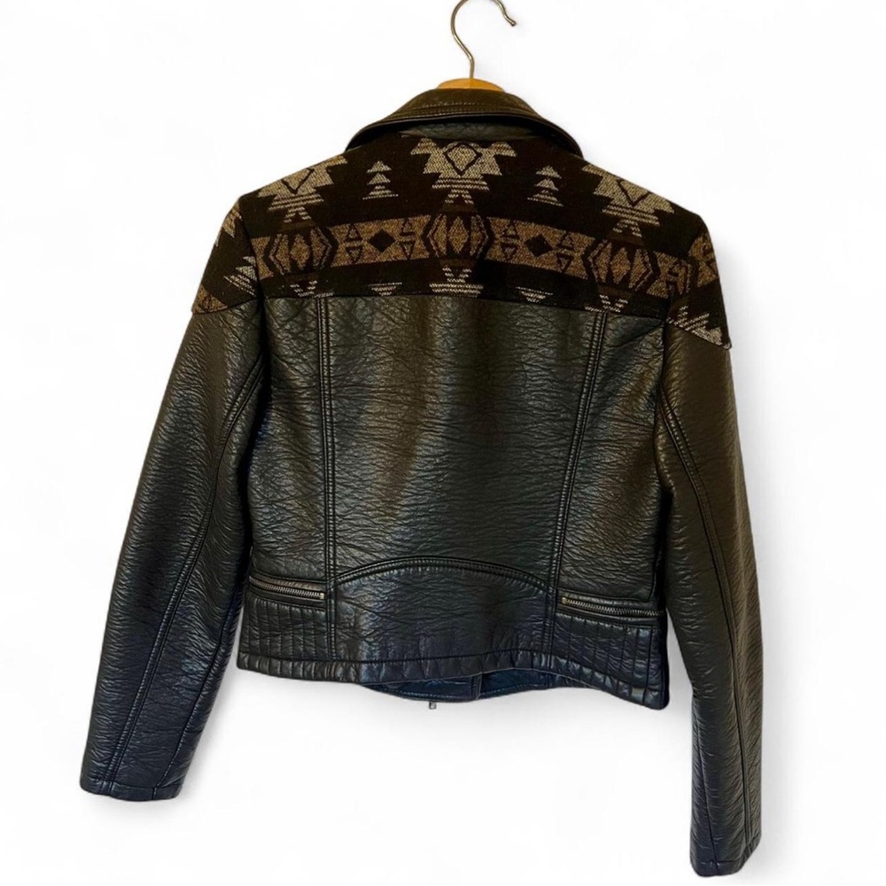 Faux Leather Jacket - Picture 2 of 10